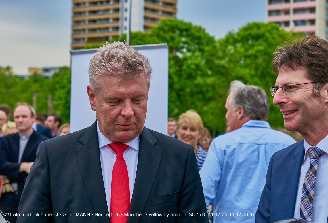11. Mai 2017 - Grundsteinlegung für die LOGE und dem Kulturquadrat in Neuperlach